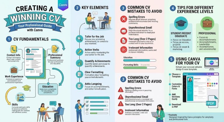 Creating CV using Canva
