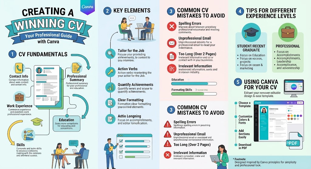 Creating CV using Canva
