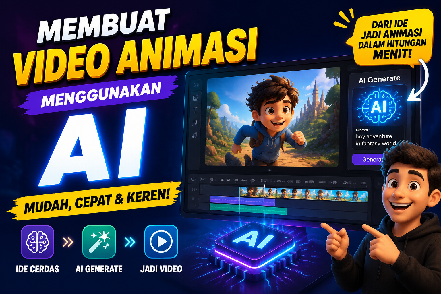 Tutorial membuat video animasi