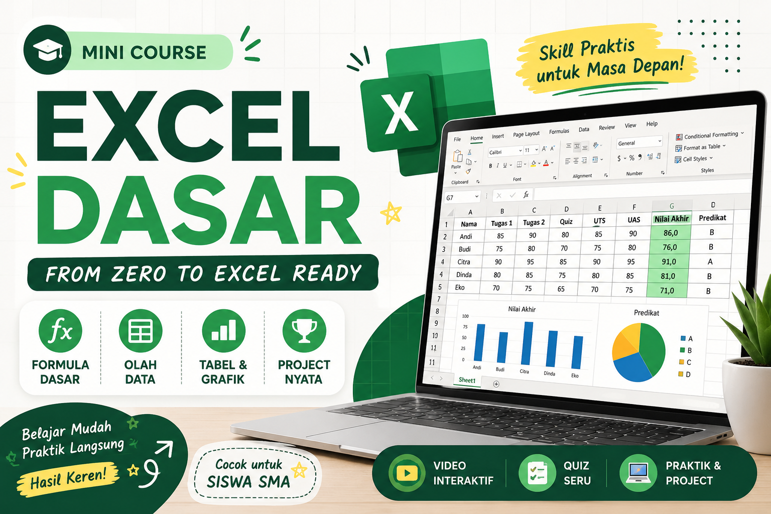 Excel Essentials: Skill Wajib Anak SMA